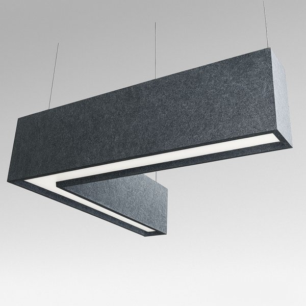 Cube 2-NRC-HC90 90-Degree Acoustic Surface Mount Light