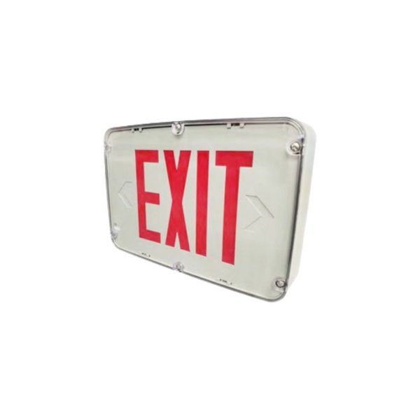 HLWLEZU LED Exit Sign with Battery