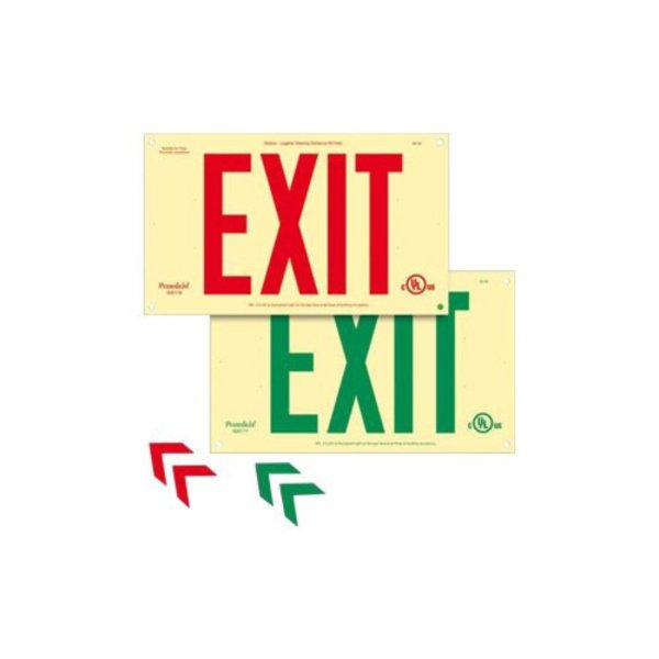 FLPL50-2G Photoluminescent Exit Sign