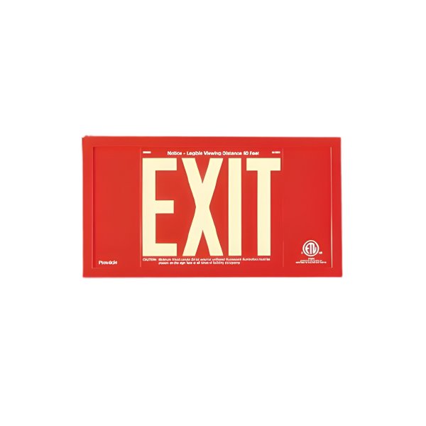 FLPL50-F-2G Photoluminescent Exit Sign