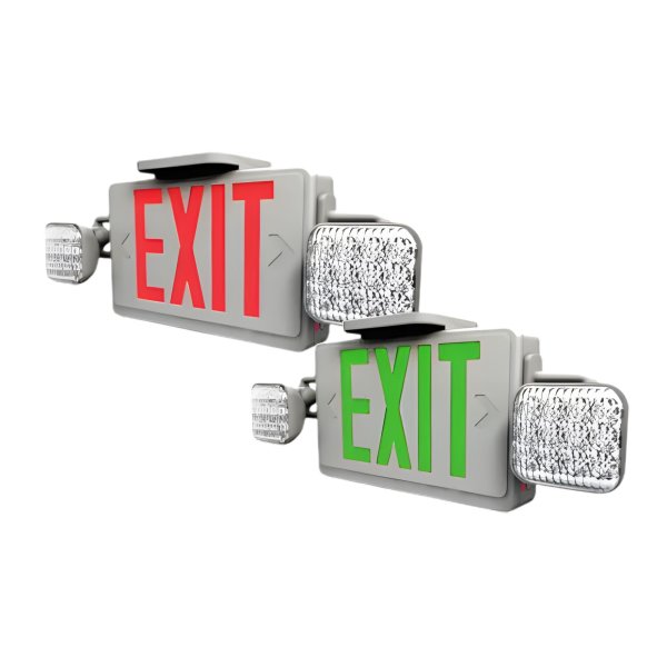 LEDCXTEU Flame Retardant LED Exit Combo