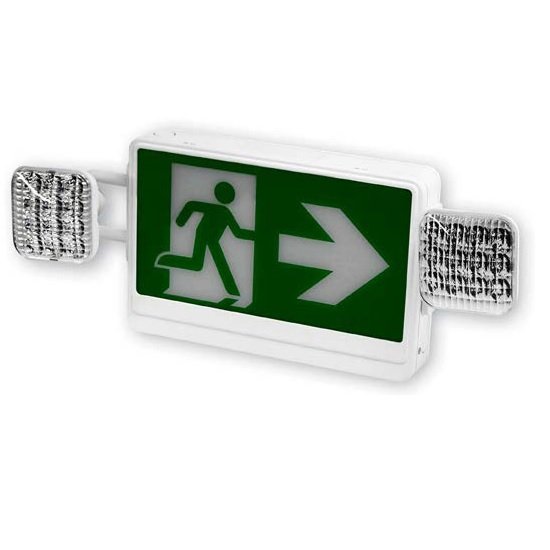 RLEC Running Man LED Exit & Emergency Combo