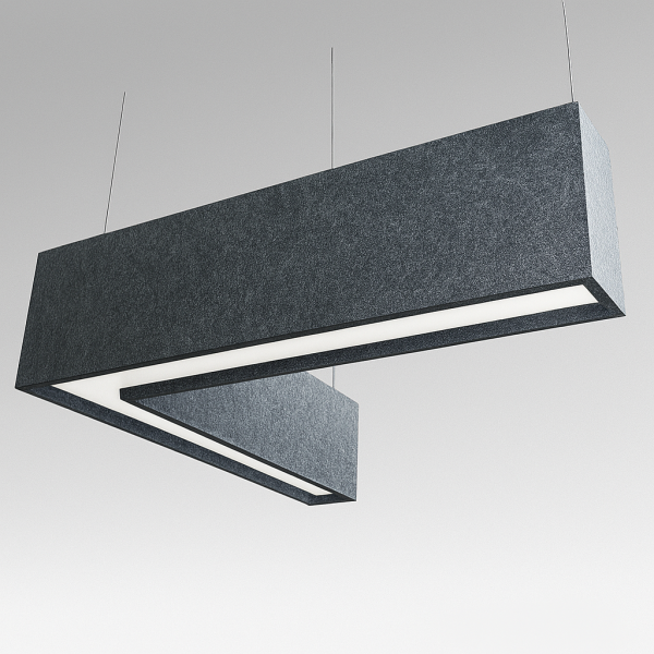 Cube 2-NRC-HC90 90-Degree Acoustic Surface Mount Light