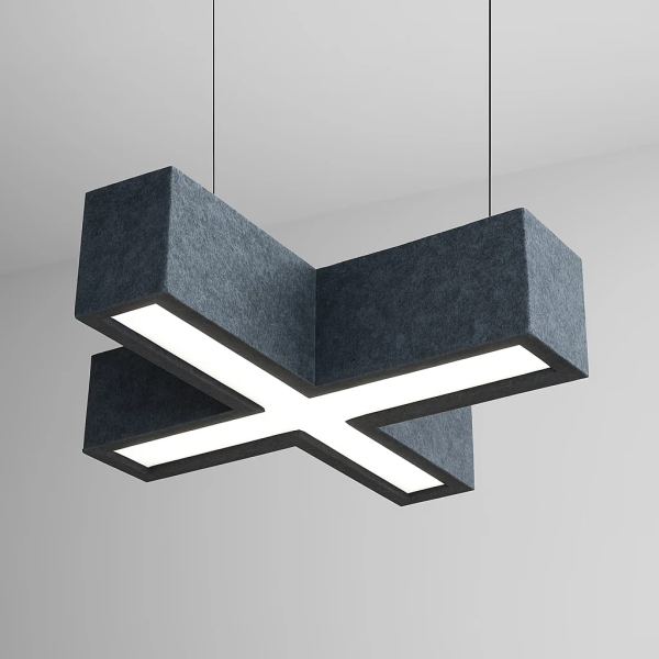 Cube 2-NRC-X X-Shaped Surface Mount Light